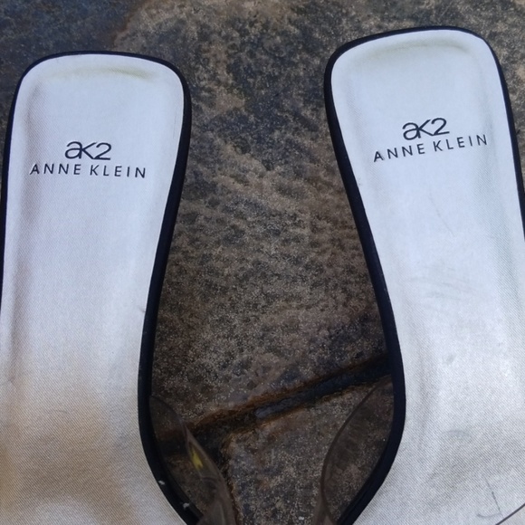 BRAND NEW ANNE KLEIN AK2 ACRYLIC & BLACK W/GLITTER - Picture 4 of 6